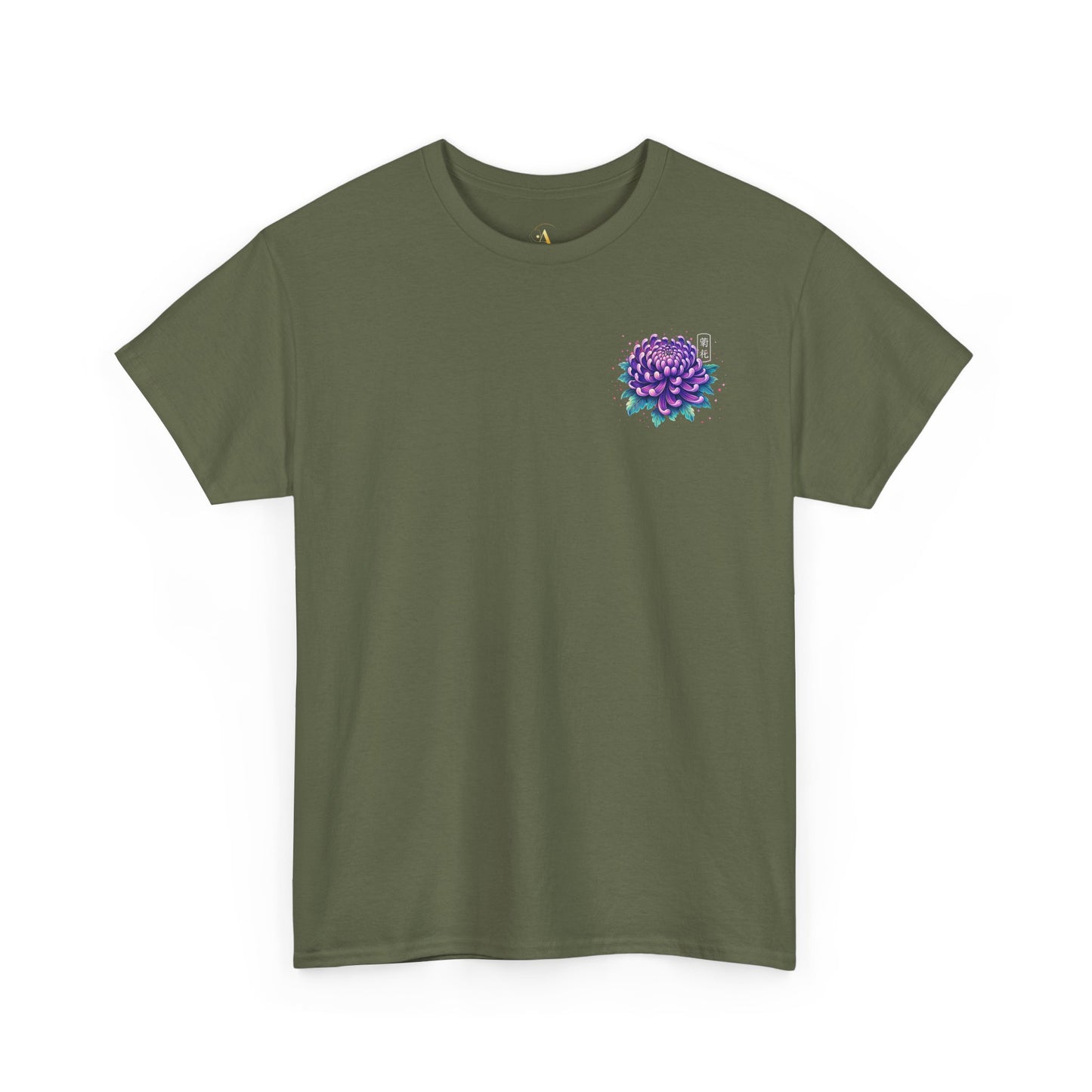 Chrysanthemum Graphic Tee – “Royal Energy”