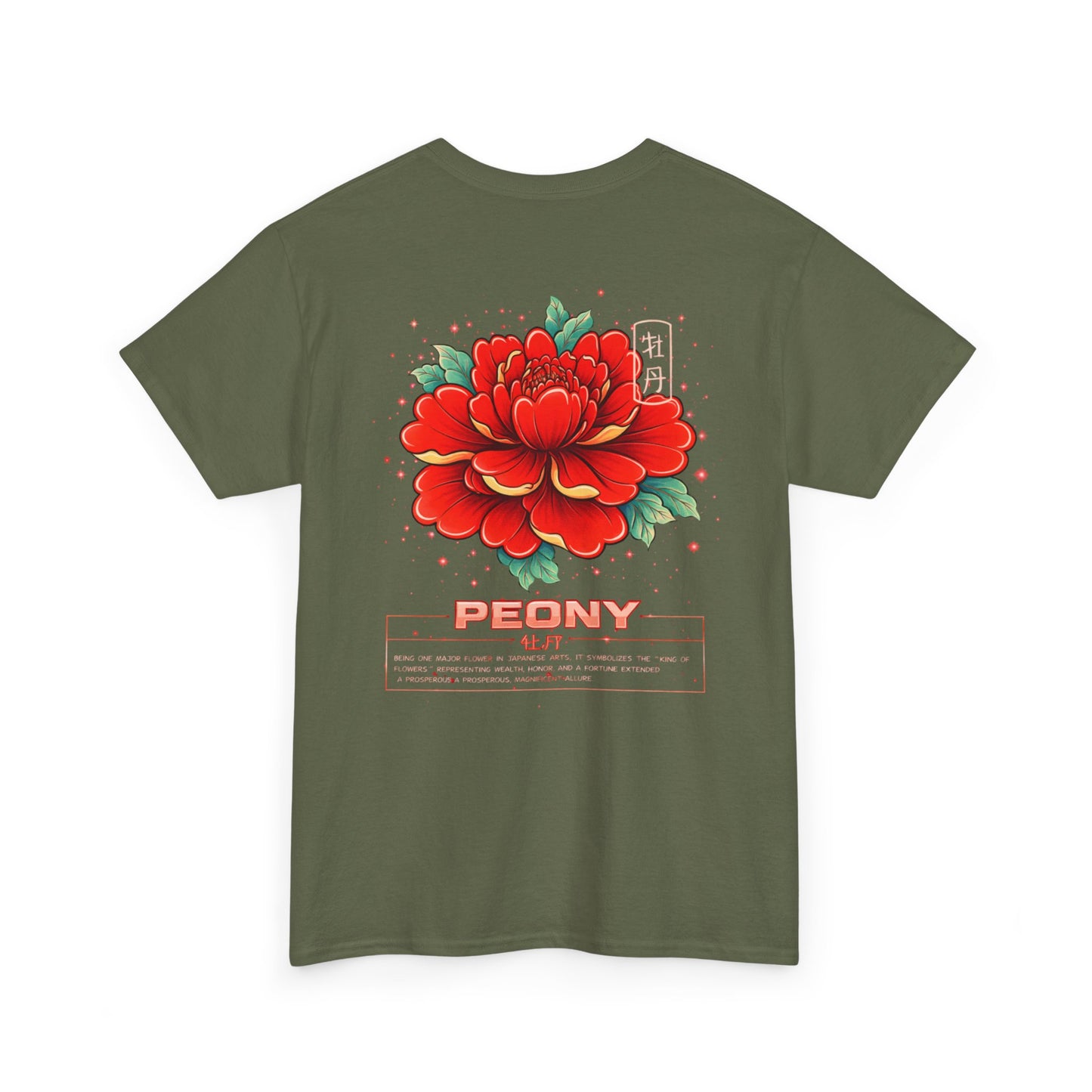 Peony Graphic Tee – “King of Flowers”