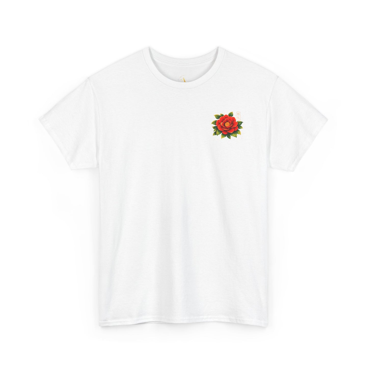 Camellia Graphic Tee – “Love & Elegance”