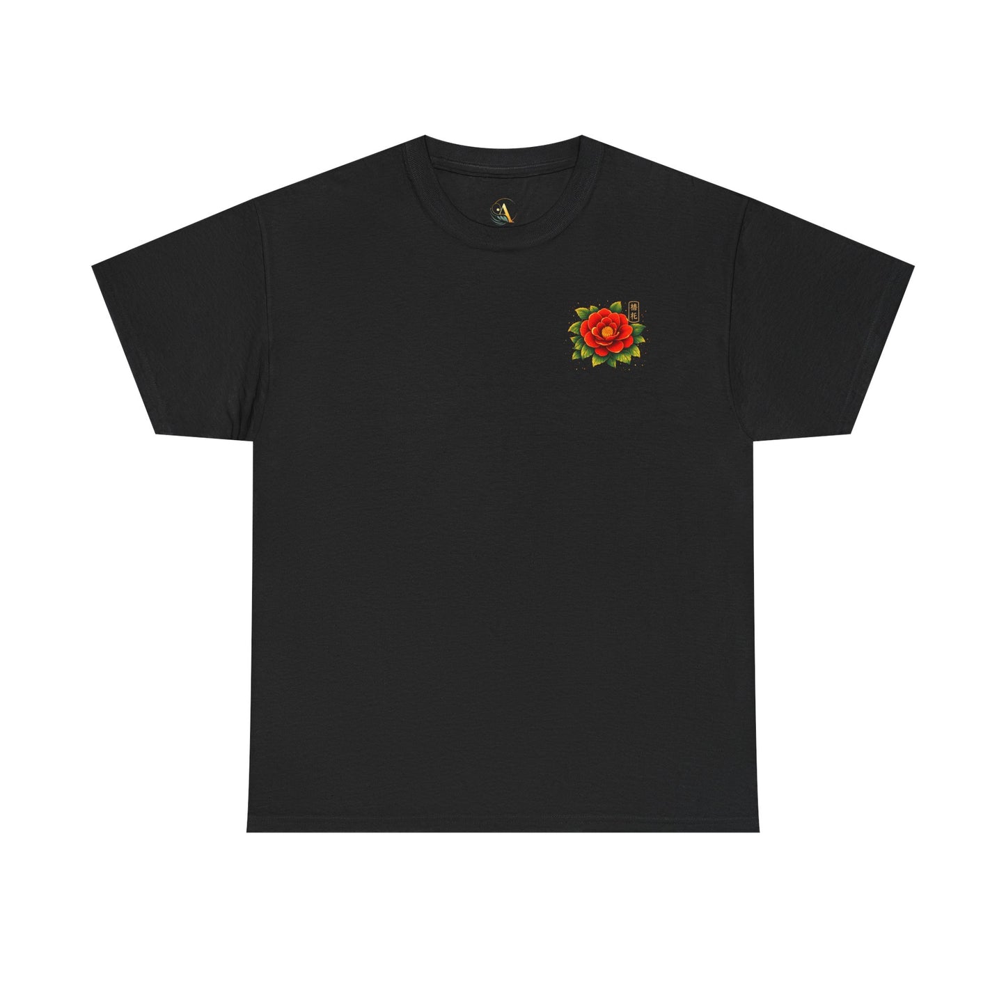 Camellia Graphic Tee – “Love & Elegance”