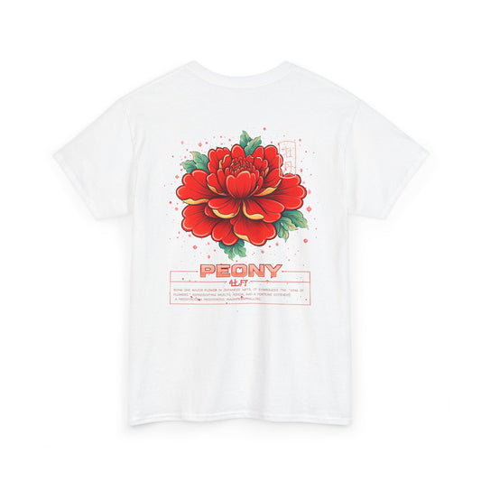 Peony Graphic Tee – “King of Flowers”