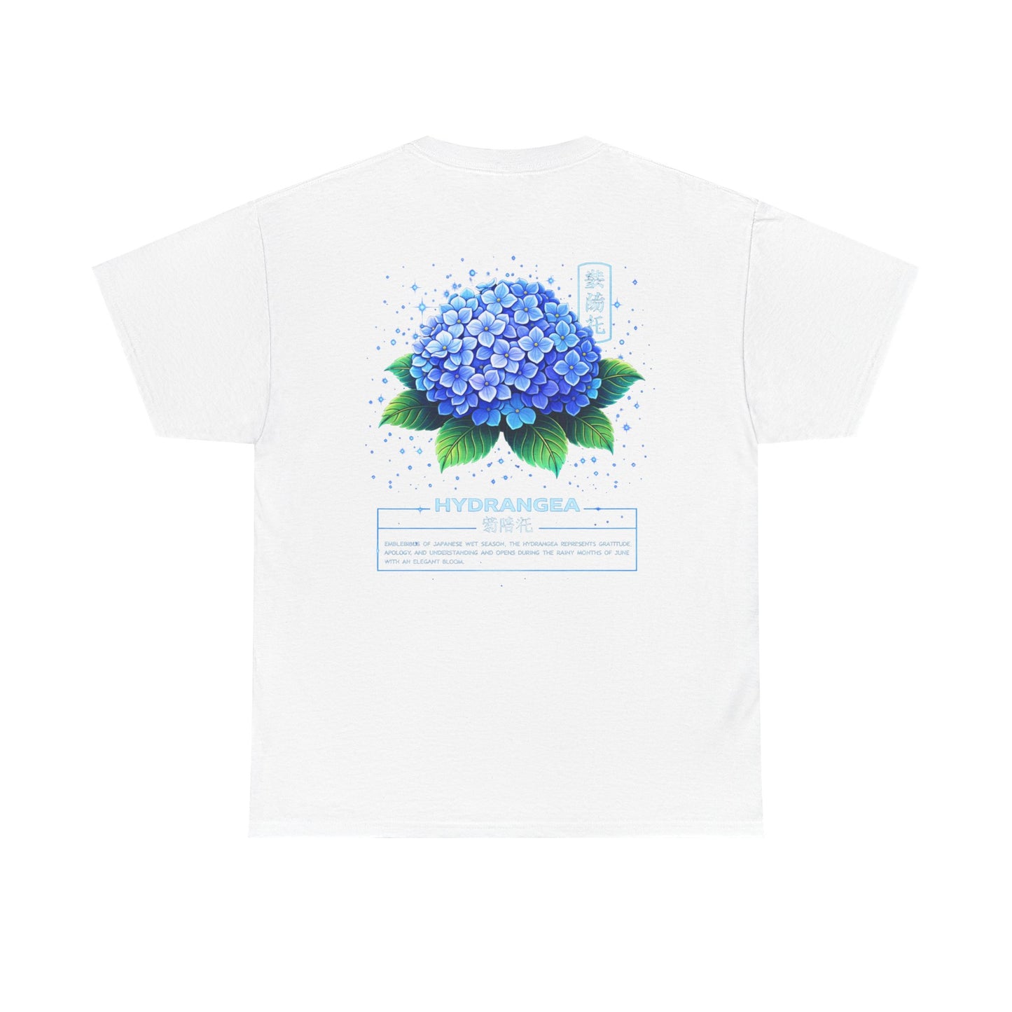 Hydrangea Graphic Tee – “Grace & Emotion”