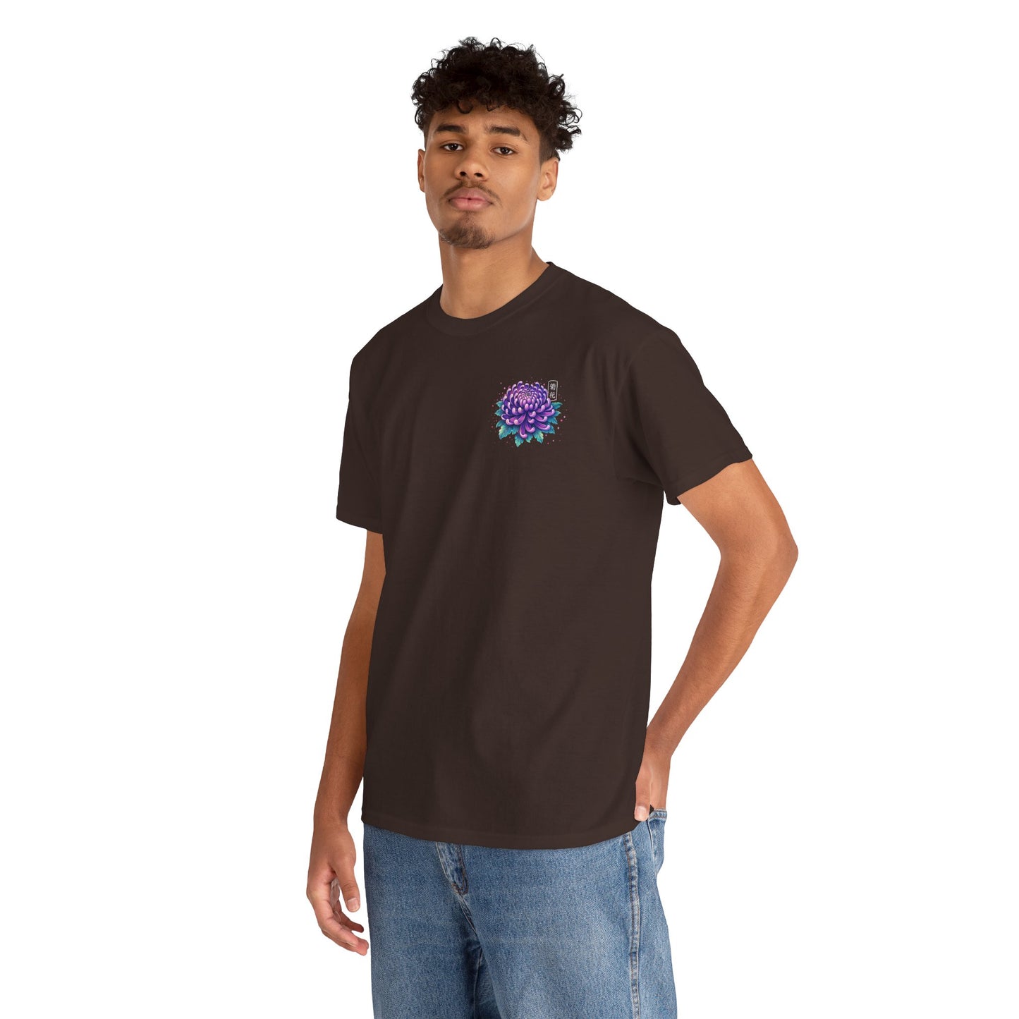 Chrysanthemum Graphic Tee – “Royal Energy”