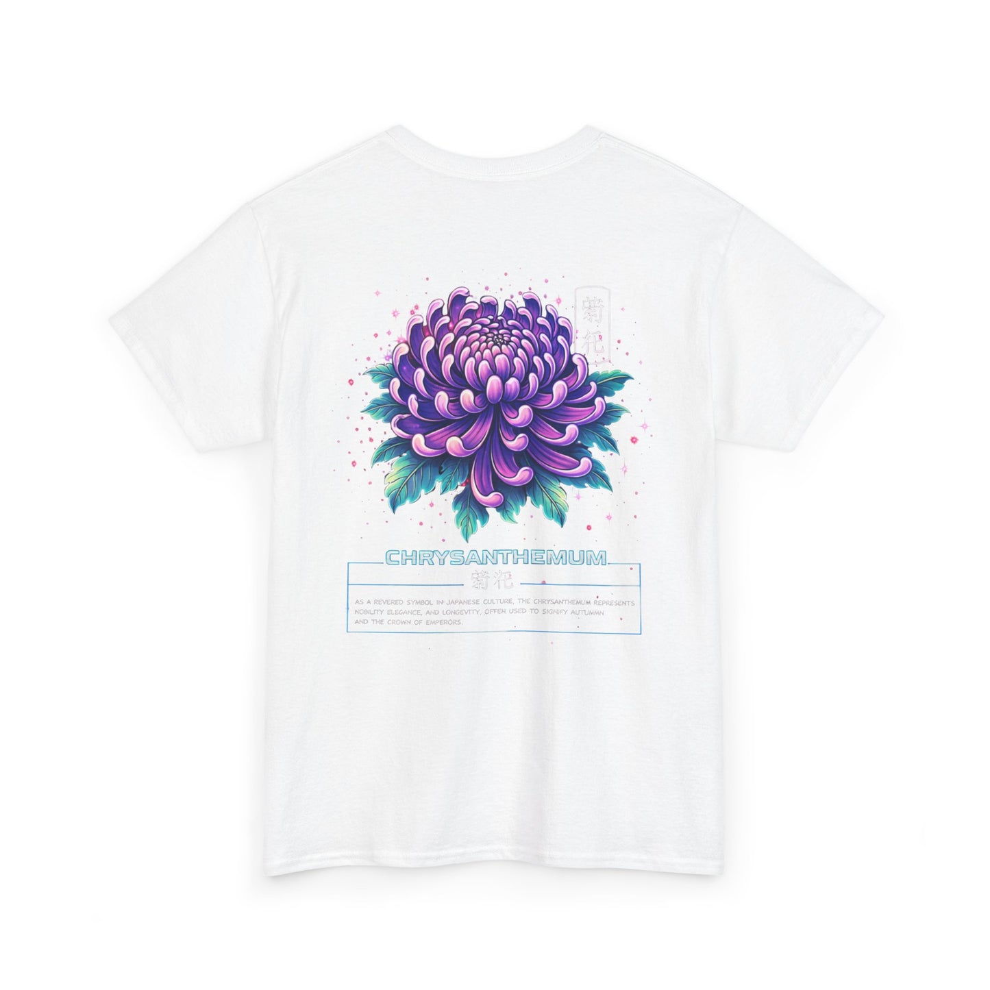 Chrysanthemum Graphic Tee – “Royal Energy”