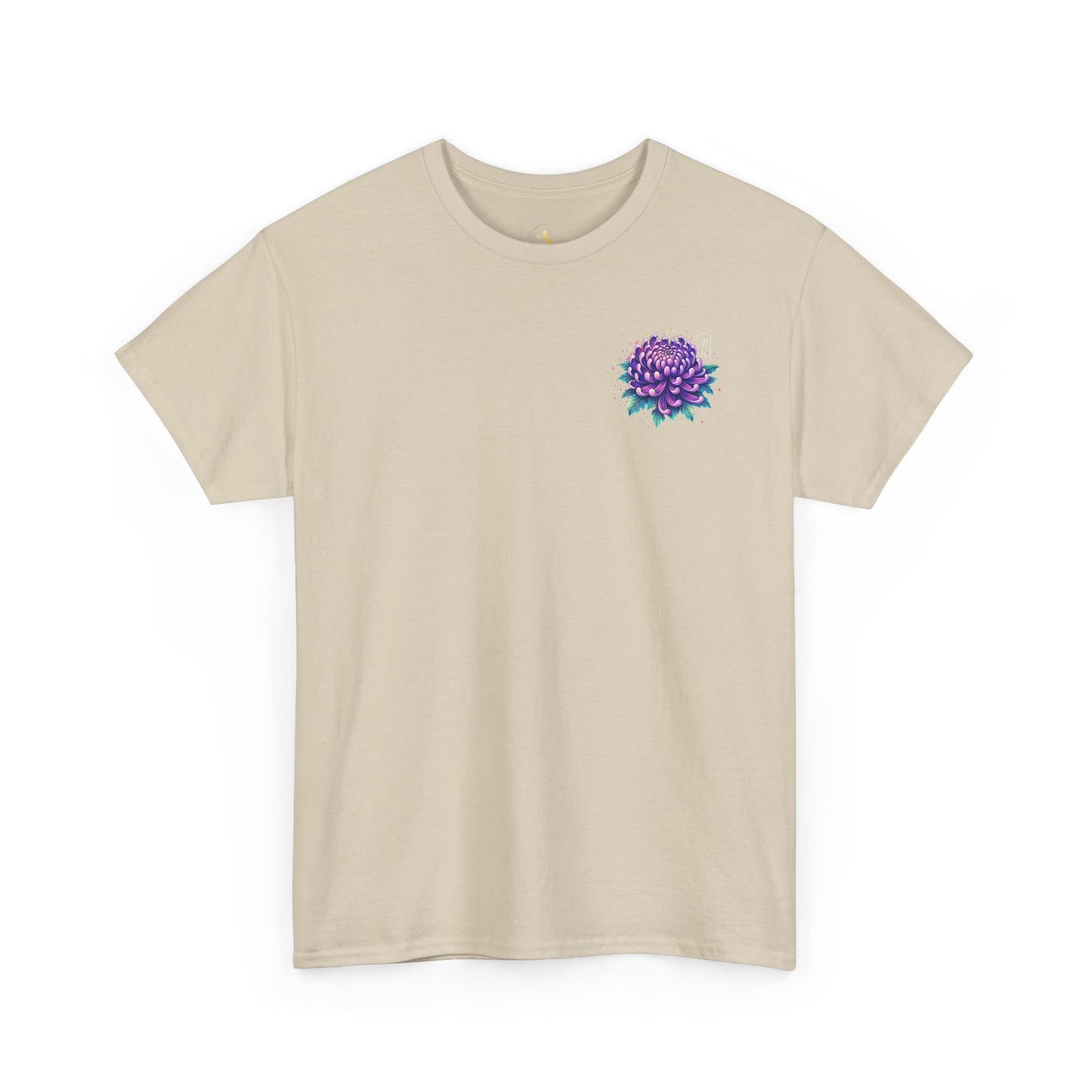 Chrysanthemum Graphic Tee – “Royal Energy”