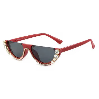 Luxury Crystal Cat-Eye Sunglasses