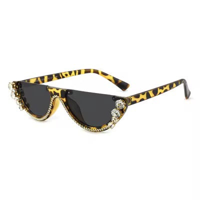 Luxury Crystal Cat-Eye Sunglasses